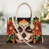 Allskullish Shoulder Handbag - Orange Flower Edition