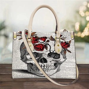 Allskullish Shoulder Handbag - Rose Skull Edition