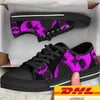 Purple Skulls Women's Low Tops